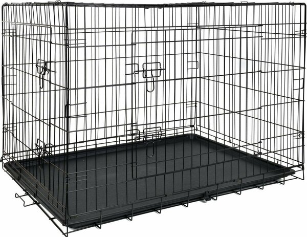 Funfit összecsukható XXL Szobakennel 107x77,5x70cm - fekete