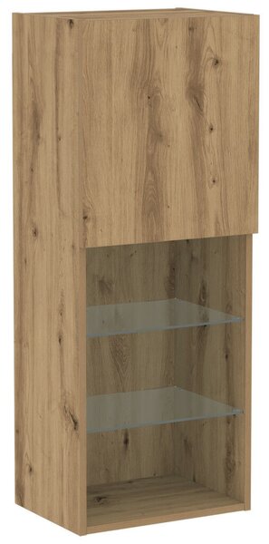 TV szekrény LED világítással Artisan tölgy 40.5x30x102 cm