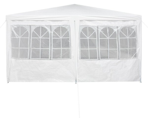 VidaXL Partysátor 12 Oldalfallal 8x4 m, PE, Fehér