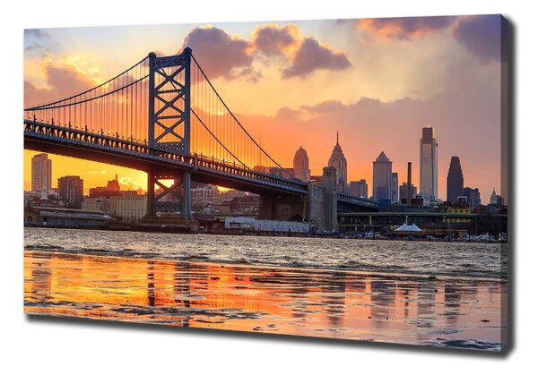 Vászonfotó Bridge philadelphia