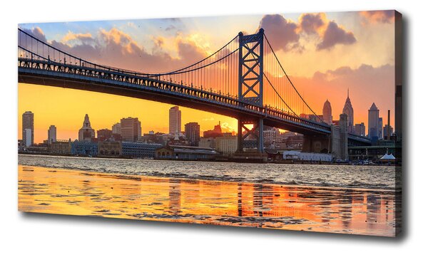 Vászonfotó Bridge philadelphia