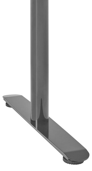 Manuálisan állítható asztal DESTINAS 160 cm 72 cm Fehér/fekete
