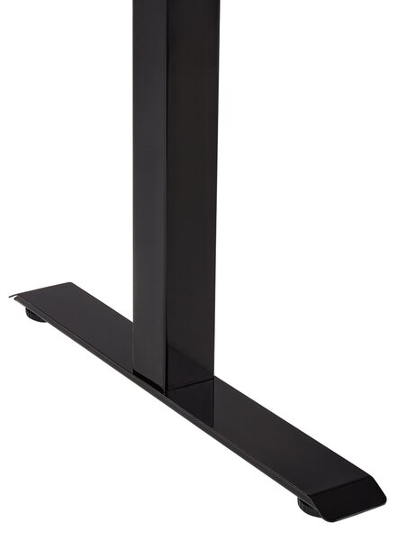 Manuálisan állítható asztal DESTINES Fehér/fekete 160 cm 72 cm