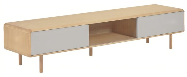 Ash TV asztal Kave Home Anielle 180 x 42 cm