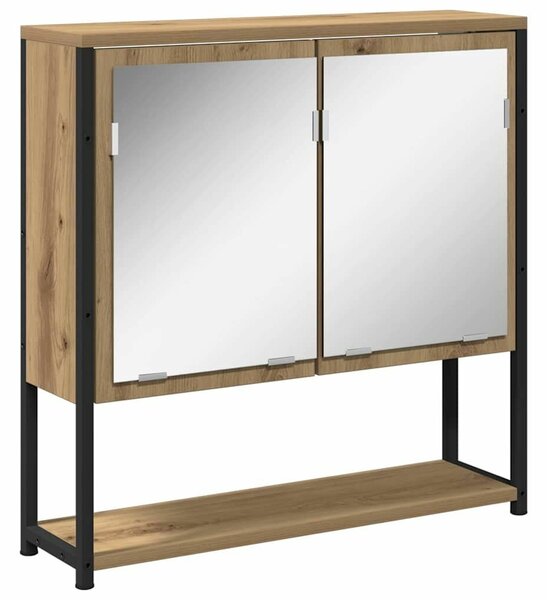 2 Darabos Fürdőszobai Bútor Szett Mesteri Tölgy Engineered Wood