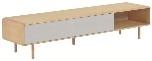 Ash TV asztal Kave Home Anielle 180 x 42 cm