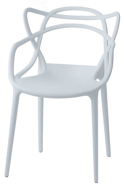 Osztott modern szék – fehér