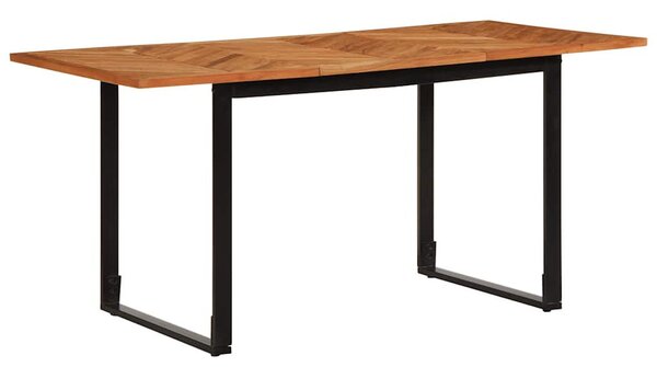 Tömör akácfa étkezőasztal 160 x 80 x 75 cm