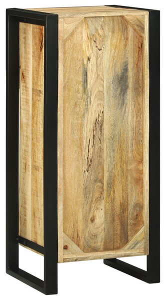 Fürdőszoba Fali Szekrény 40x35x90 cm Tömör Durva Fa Mangó