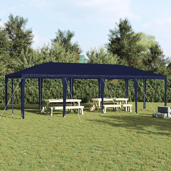 VidaXL Parti Sátor 8x4 m, PE, Kék
