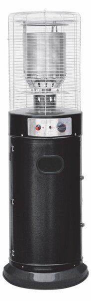 HOME FG135 hordozható gáz teraszfűtő, max. 12 kW, kerekes, rozsdamentes égőfej, elektromos gyújtás