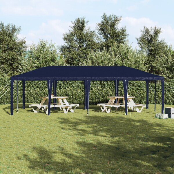 VidaXL Parti Sátor 8x4 m, PE, Kék