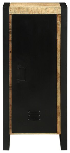 Fürdőszoba Fali Szekrény 40x35x90 cm Tömör Durva Fa Mangó
