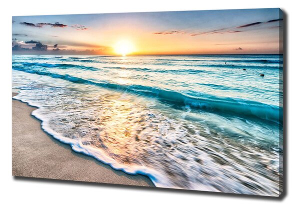 Vászon nyomtatás Sunset beach