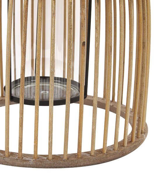 Lámpás HOSTE Bambusz 32 cm Bézs