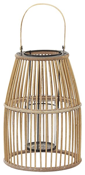 Lámpás HOSTE Bambusz 32 cm Bézs