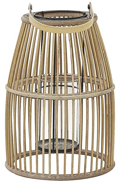Lámpás HOSTE Bambusz 32 cm Bézs