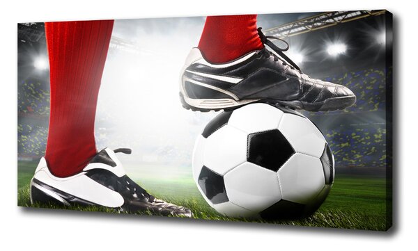 Vászonfotó Futballista lába