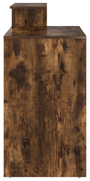 Tárolós íróasztal Füstölt tölgy 120.5x44x88.5 cm Szerelt Fa