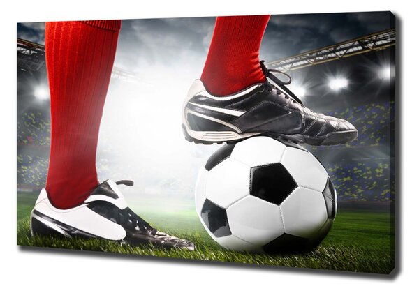 Vászonfotó Futballista lába