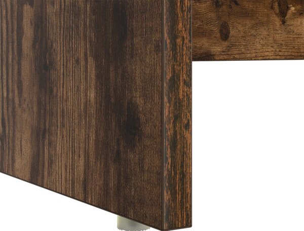 Tárolós íróasztal Füstölt tölgy 120.5x44x88.5 cm Szerelt Fa