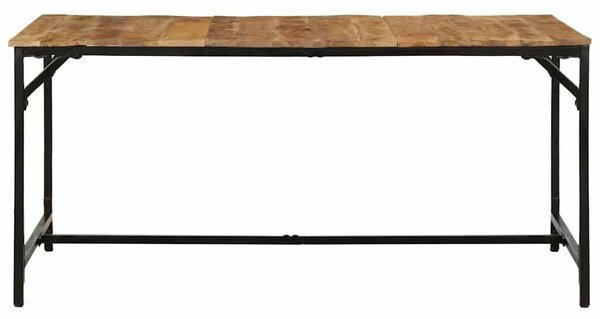Tömör nyers mangófa étkezőasztal 160 x 80 x 75 cm