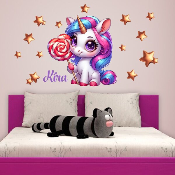 Falmatrica babaszobába – unikornis nyalókával, saját névvel kérhető