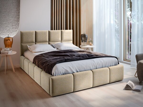 Comone franciaágy 160x200 - bézs