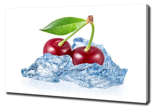Feszített vászonkép Cherry jég