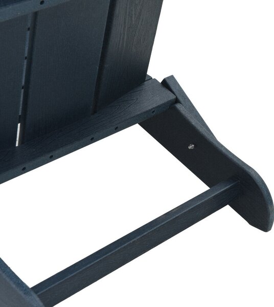 Összecsukható Adirondack Székek 2 db Tengerészkék 74.5x80.5x90 cm HDPE