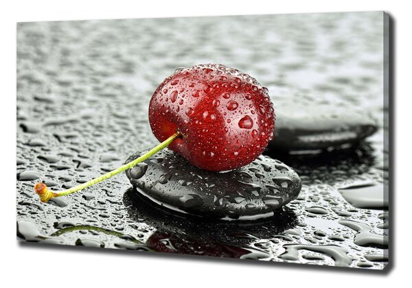 Feszített vászonkép Cherry az esőben