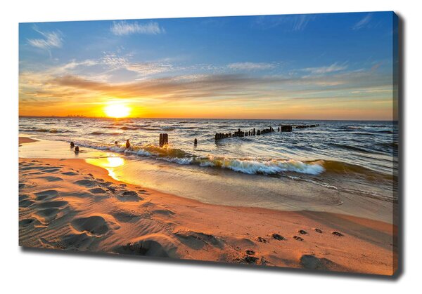 Vászon nyomtatás Sunset beach