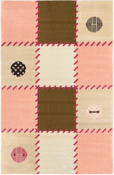Patchwork pink szőnyeg 115x175 rózsaszín-lila