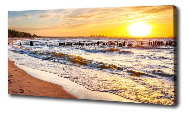 Vászon nyomtatás Sunset beach