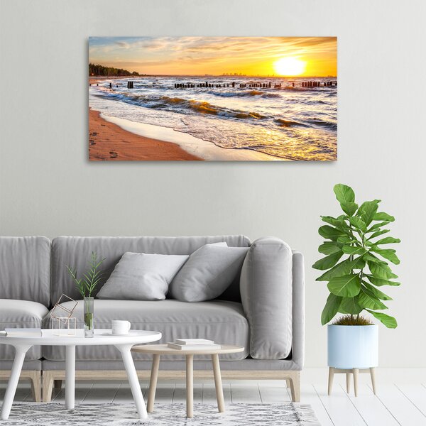 Vászon nyomtatás Sunset beach