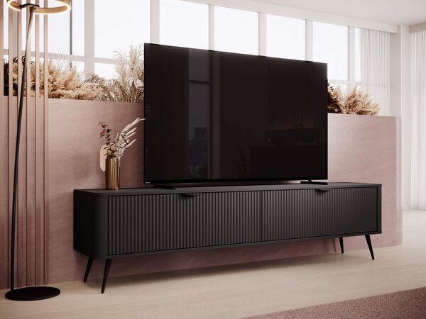 LANTE 200 2D TV szekrény - fekete