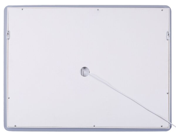 LED fürdőszobai tükör WASSY 80 cm 60 cm Ezüst
