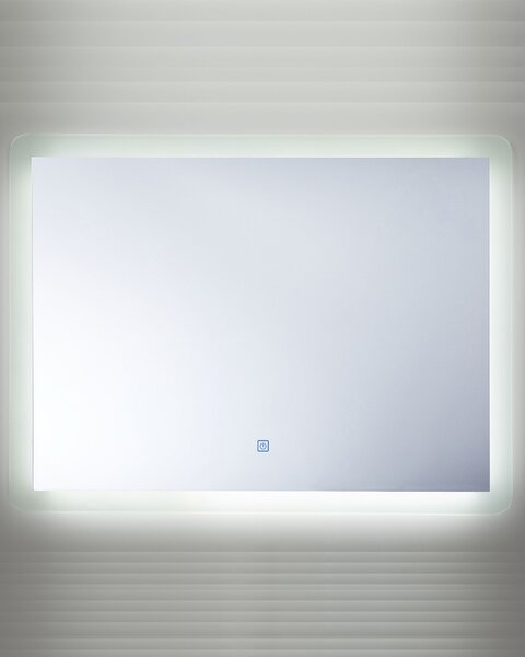 LED fürdőszobai tükör CORROY 80 cm 60 cm Ezüst