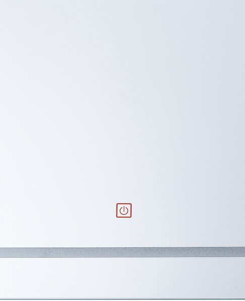 LED fürdőszobai tükör WASSY 80 cm 60 cm Ezüst