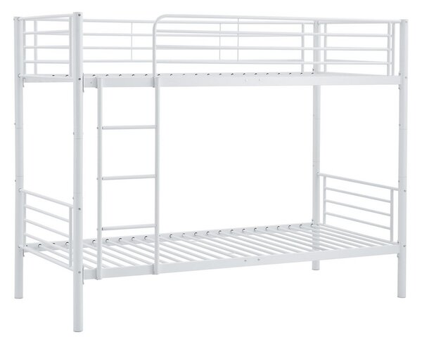 Bunky ágy 90 x 200 cm, emeletes, fehér