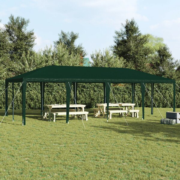 Parti Sátor 8x4 m, PE, Zöld