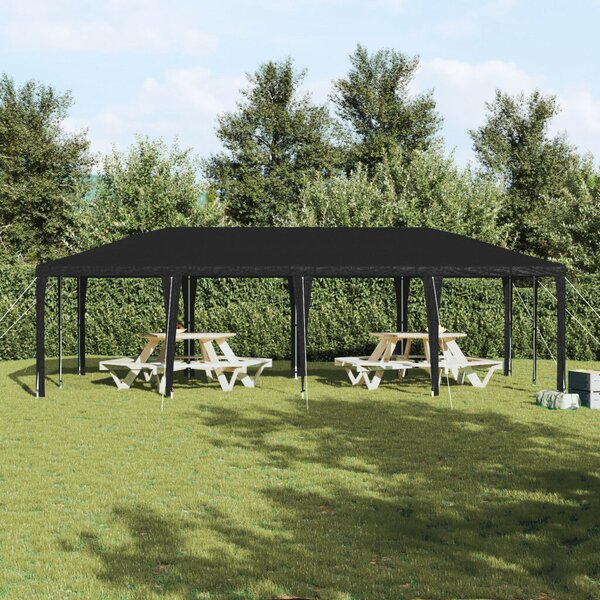 VidaXL Parti Pavilon, 8x4 m, PE, Antracit