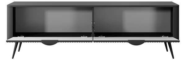 LANTE 163 2D TV szekrény - fekete