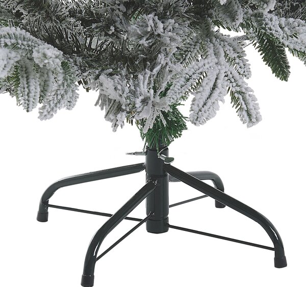 Karácsonyfa műhóval FORAKER 120 cm Fehér