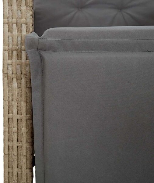 VidaXL Polyrattan Kerti Étkezőgarnitúra - 9 részes