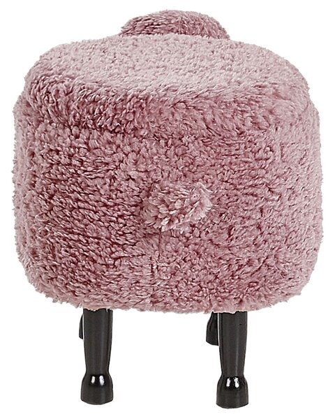 Állatos puff tárolóval SHEEP Rózsaszín Bárány