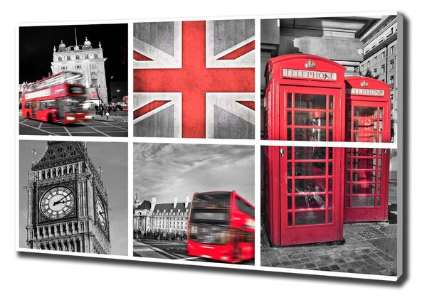 Vászonfotó Collage london