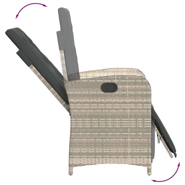 VidaXL Polyrattan Kerti Étkezőgarnitúra - 7 részes