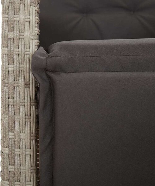 VidaXL Polyrattan Kerti Étkezőgarnitúra - 7 részes