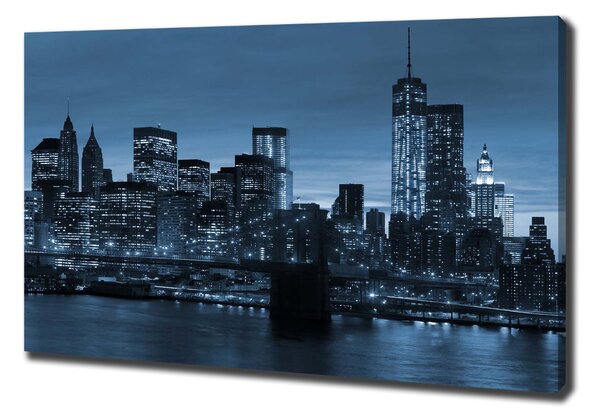Vászonfotó New york éjjel